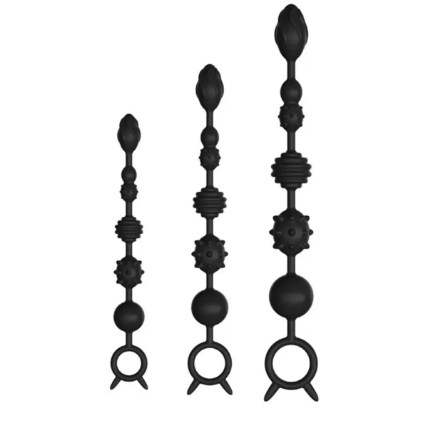 CHUỖI BI SILICON ĐA HOA VĂN C565 - SIZE S (34CM | BI 2–3.8CM)