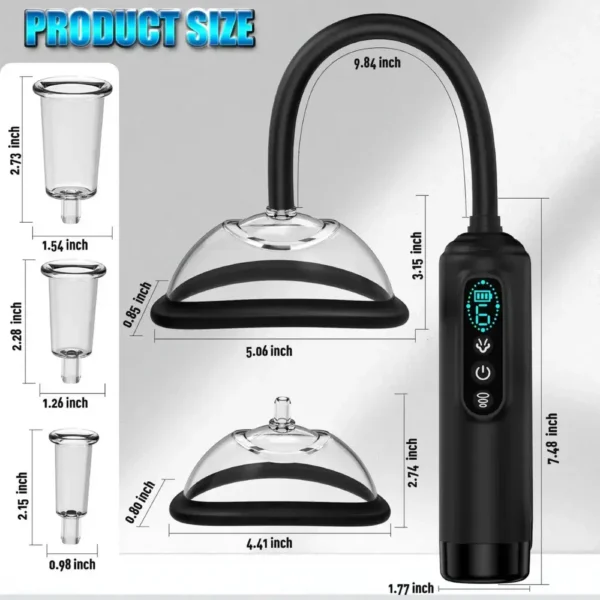 MÁY HÚT TI & NHŨ TỰ ĐỘNG LCD - 6 CHẾ ĐỘ HÚT MẠNH MẼ